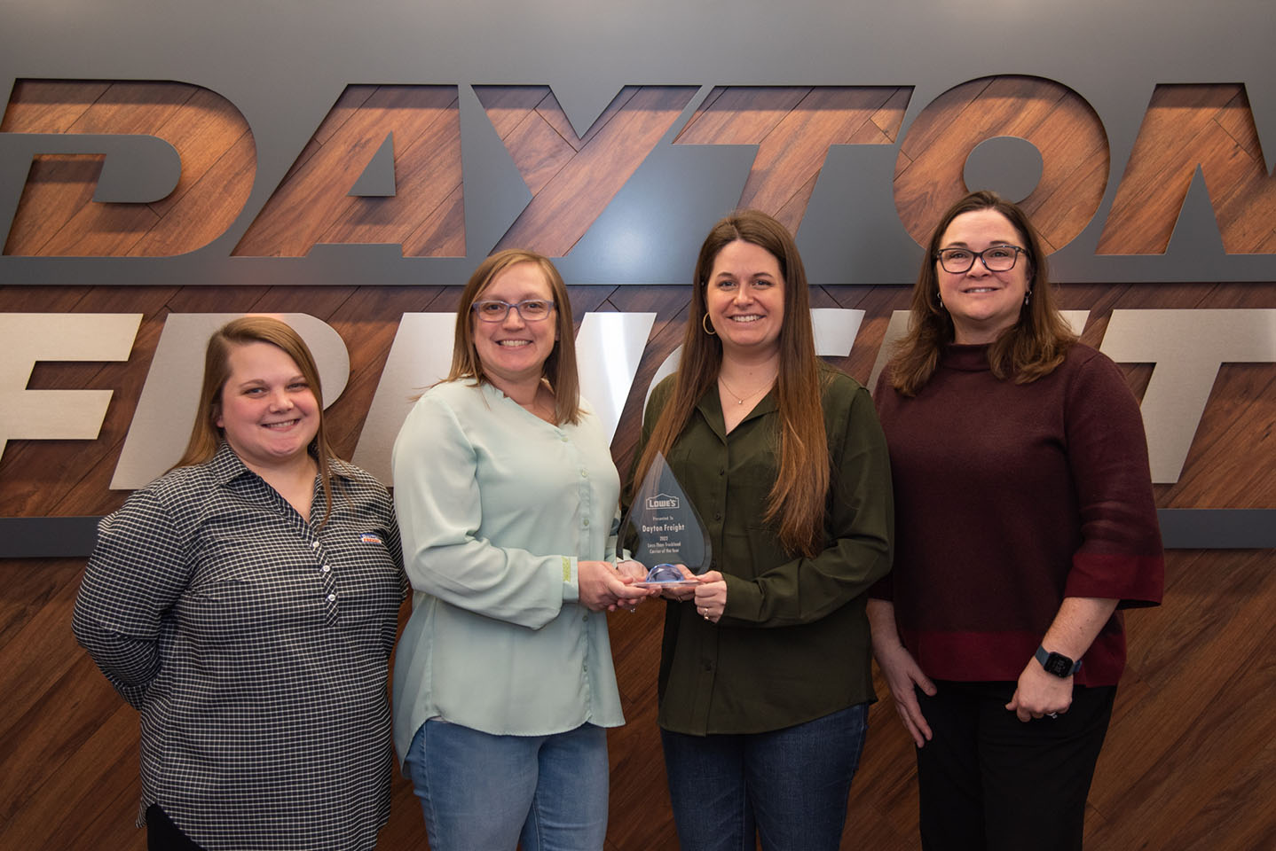 Dayton Freight Lowe’s Names Dayton Freight The 2022 Carrier of the Year